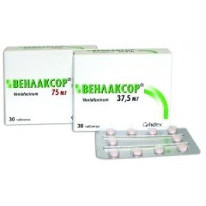 ВЕНЛАКСОР® таблетки по 75 мг №30 (10х3) - купити Україна