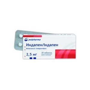 ІНДАПЕН табл. в/о 2.5мг №30 (10х3) - купити Україна