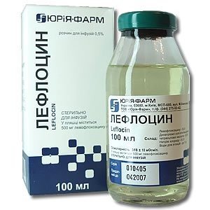 ЛЕФЛОЦИН р-н д/інф. 5мг/мл 100мл пляш. - купити Україна