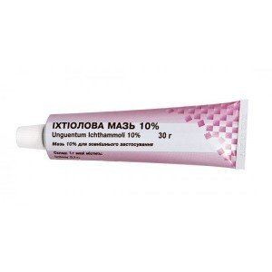 ИХТИОЛОВАЯ мазь 10 % по 30 г в тубах - купити Україна