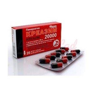 КРЕАЗИМ 20000 капс. киш./розч. тв. №20 (10х2) - купити Україна