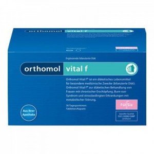 Ортомол Orthomol Vital F (питьевой) - лечение хронической усталости и эмоционального выгорания 30дн - купить Украина
