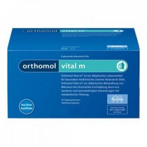 Ортомол Orthomol Vital M (капсулы) - лечение хронической усталости и эмоционального выгорания 30дней - купить Украина