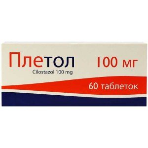 Плетол (Цилостазол) - купить Украина