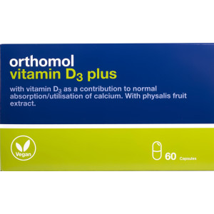 Ортомол Orthomol Vitamin D3 Plus - зміцнення кісткового скелета та структури кісток - купити Україна