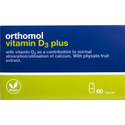Ортомол Orthomol Vitamin D3 Plus - укрепление костного скелета и структуры костей - купить Украина
