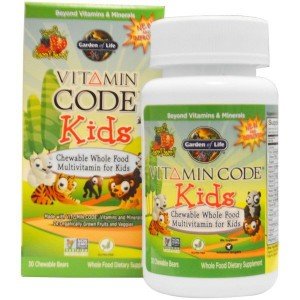 Garden of Life, жевательные цельнопищевые мультивитамины для детей - купити Україна