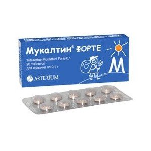 Мукалтин форте с витамином C - купить Украина
